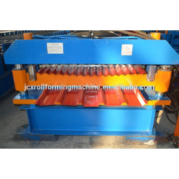 Tile Forming Machine Type and New Condition double deck roof wall sheet tile making machine